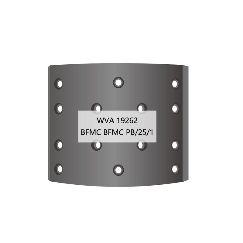 Ceramic brake lining WVA 19262;BFMC PB/25/1